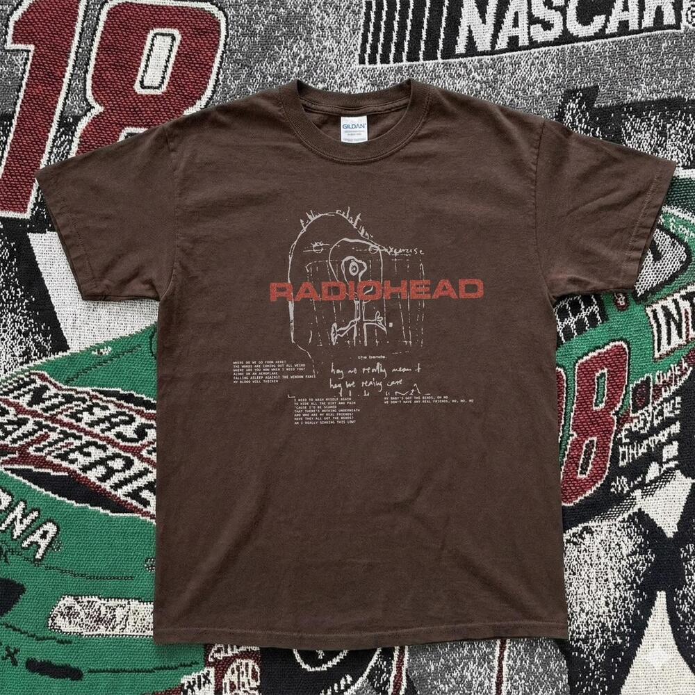 Brown Radiohead Tee